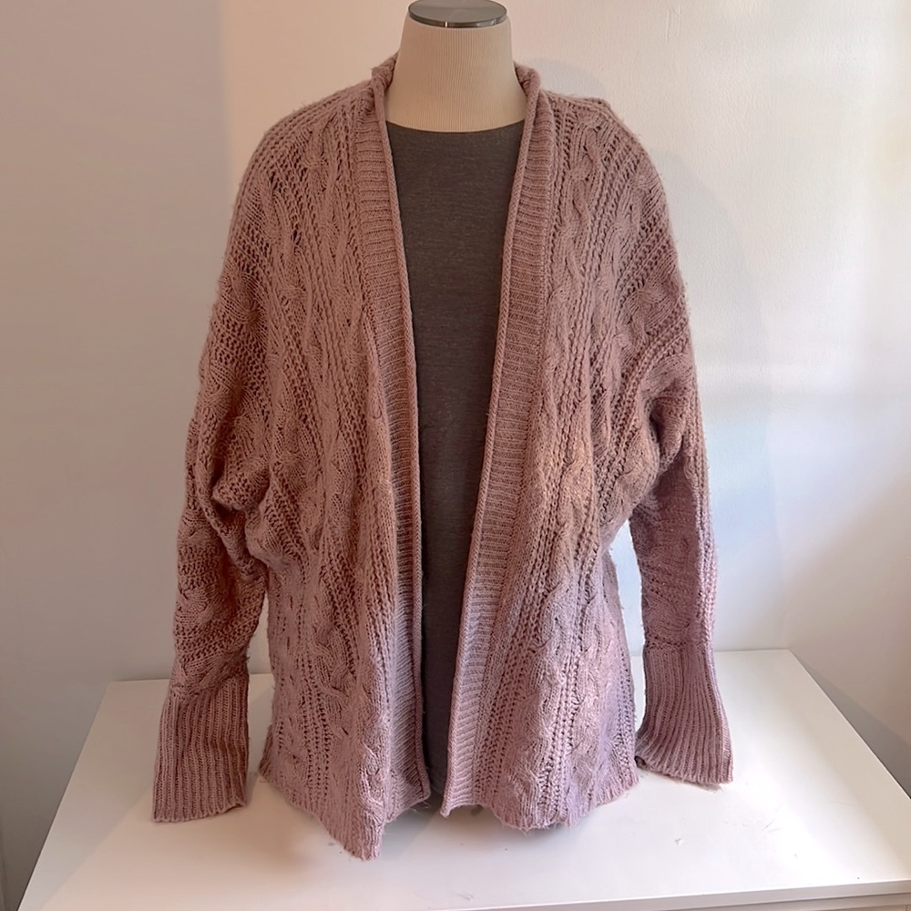 Pink Cardigan Sweater